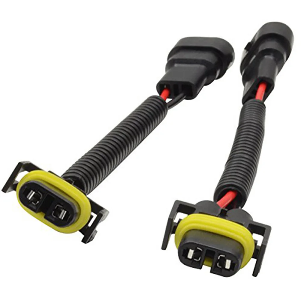 

2pcs Car Headlamp Adapter Wiring Harness H11 Female to 9005 9006 Male Adapter Wiring Harness for Headlights 8 inch