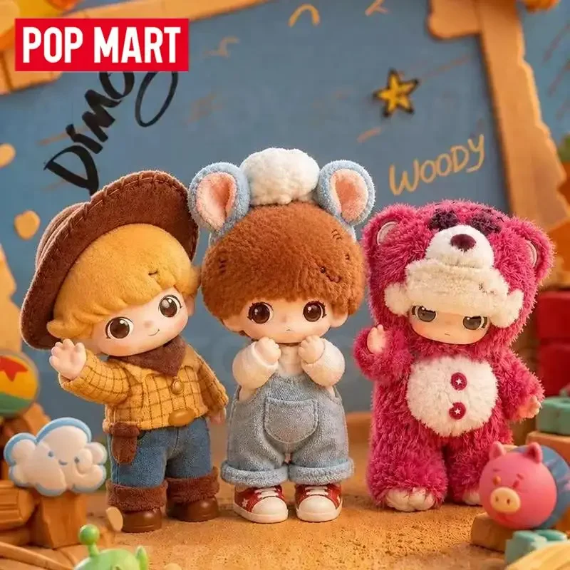 Фото POP MART DIMOO WORLD PIXAR Series: Виниловые плюшевые подвески, игрушки-сюрпризы в закрытых коробках, коллекционные фигурки аниме, подарок №3