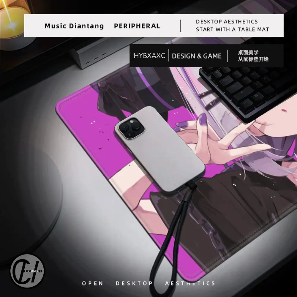 Hololive La Darknesss Mousepad Laptop Anime Girl Kawaii Table Mat Anti Slip Office Decor Keyboard Mouse Pad XXL Large Mats
