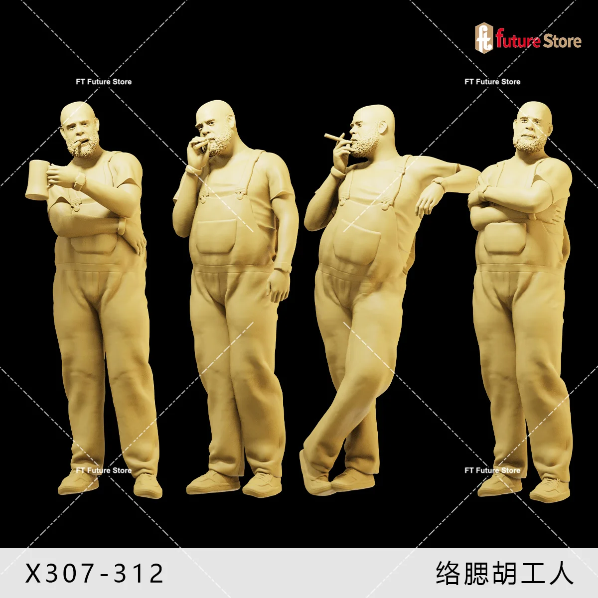 3D-печать 1/64 1/43 1/35 в британском стиле Мужская Ретро профессиональная фигурка