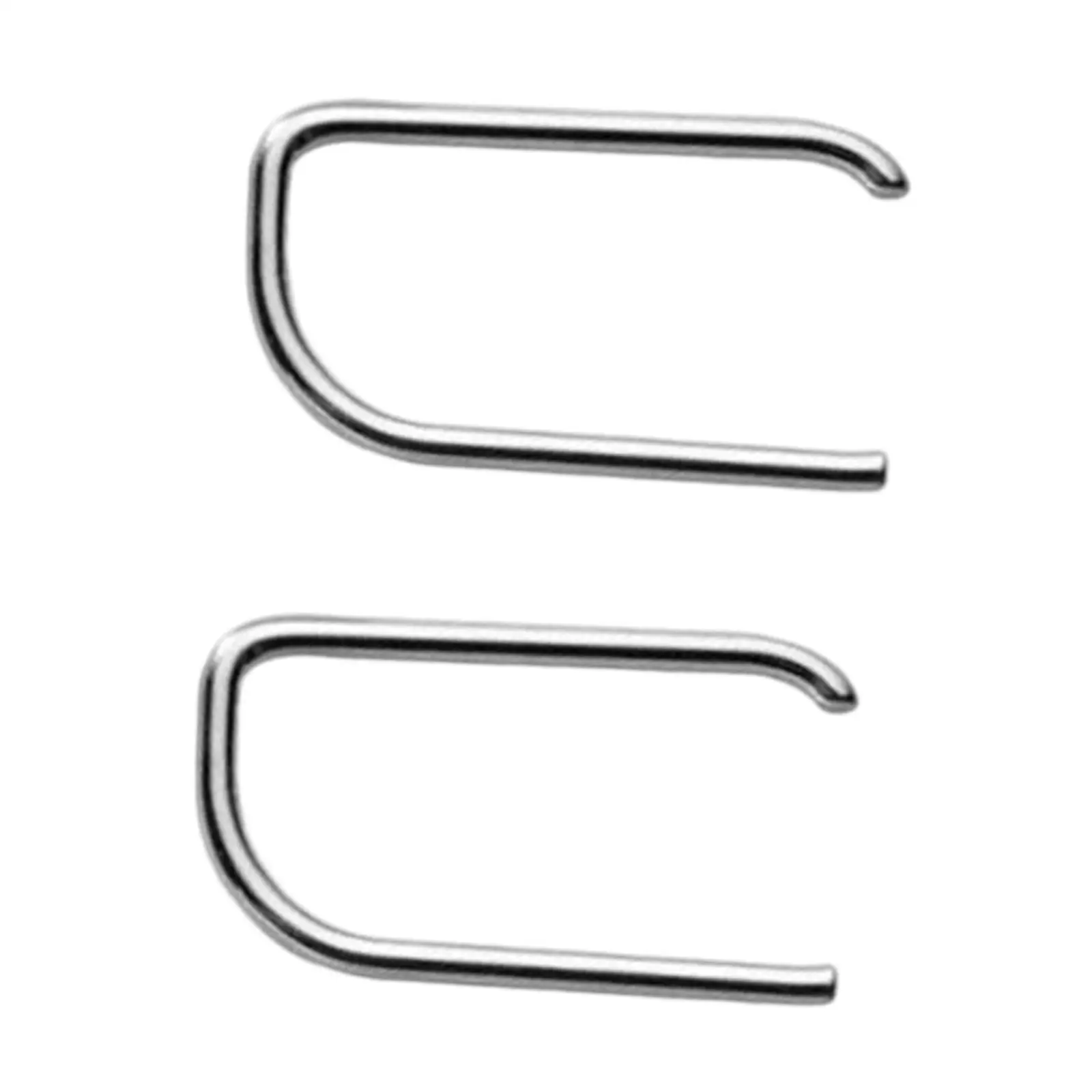 925 Sterling Argent Mini Bar Stud Earrings Trendy Staples Studs for Women Men