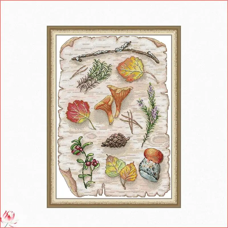 

Forest Pictures Counted Cross Stitch Kits DIY DMC Handmade 11CT 14CT Stamped Cross Stitch Set Embroidery Needlework Home Decor