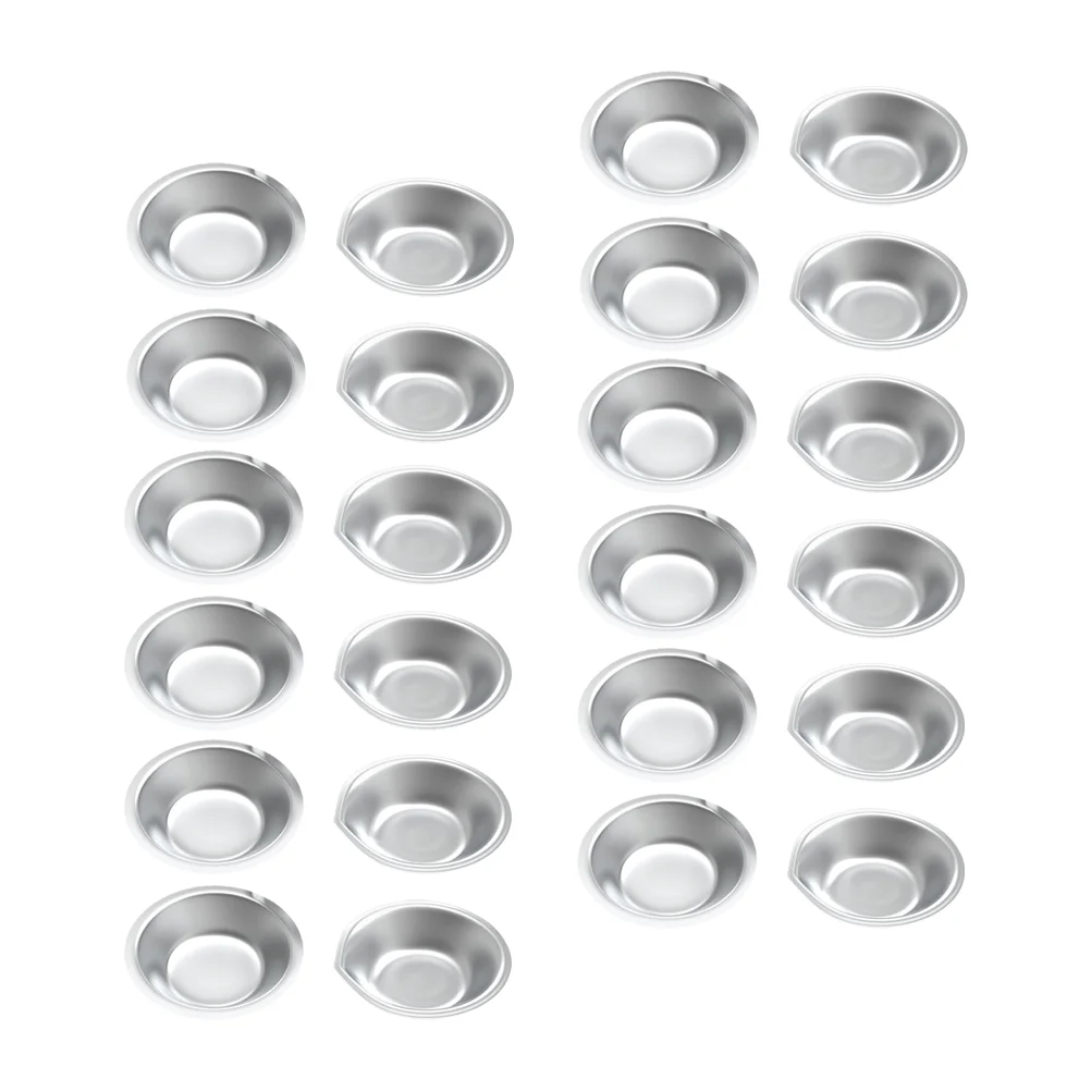 

24Pcs Metal Paint Trays Versatile Durable Fine Portable Container Color Trays Pallets