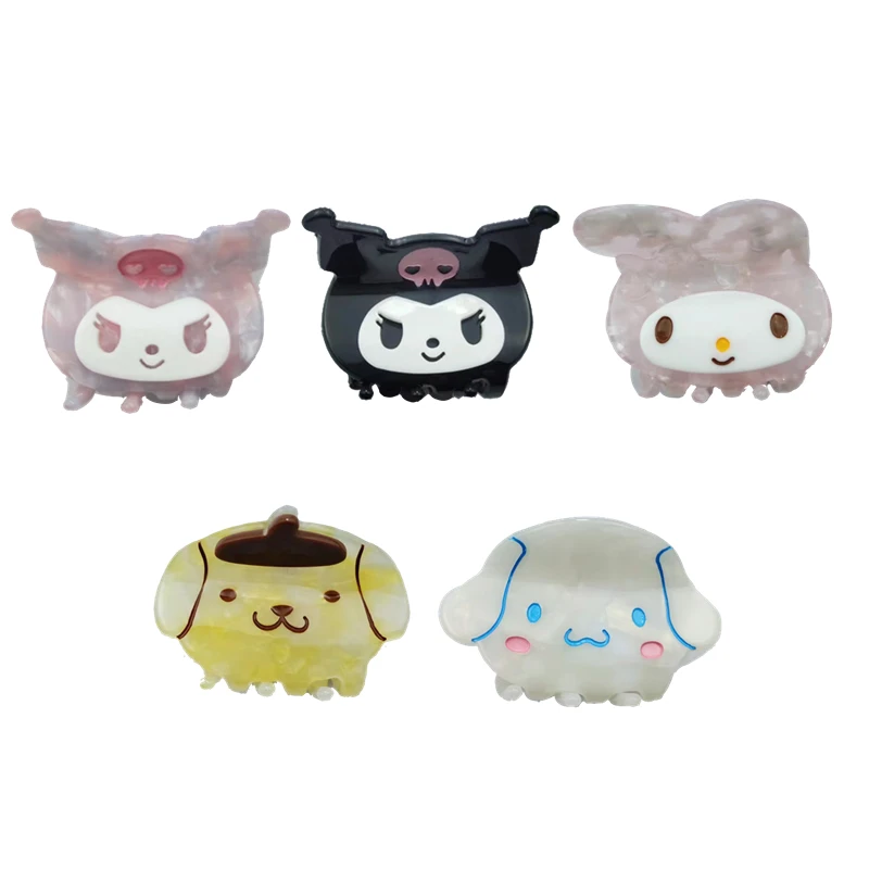 

Милые модные милые заколки для волос Kuromi Cinnamoroll My Melody аниме мини челки заколка для волос Аксессуары Инструменты для укладки головной убор подарок для девочек