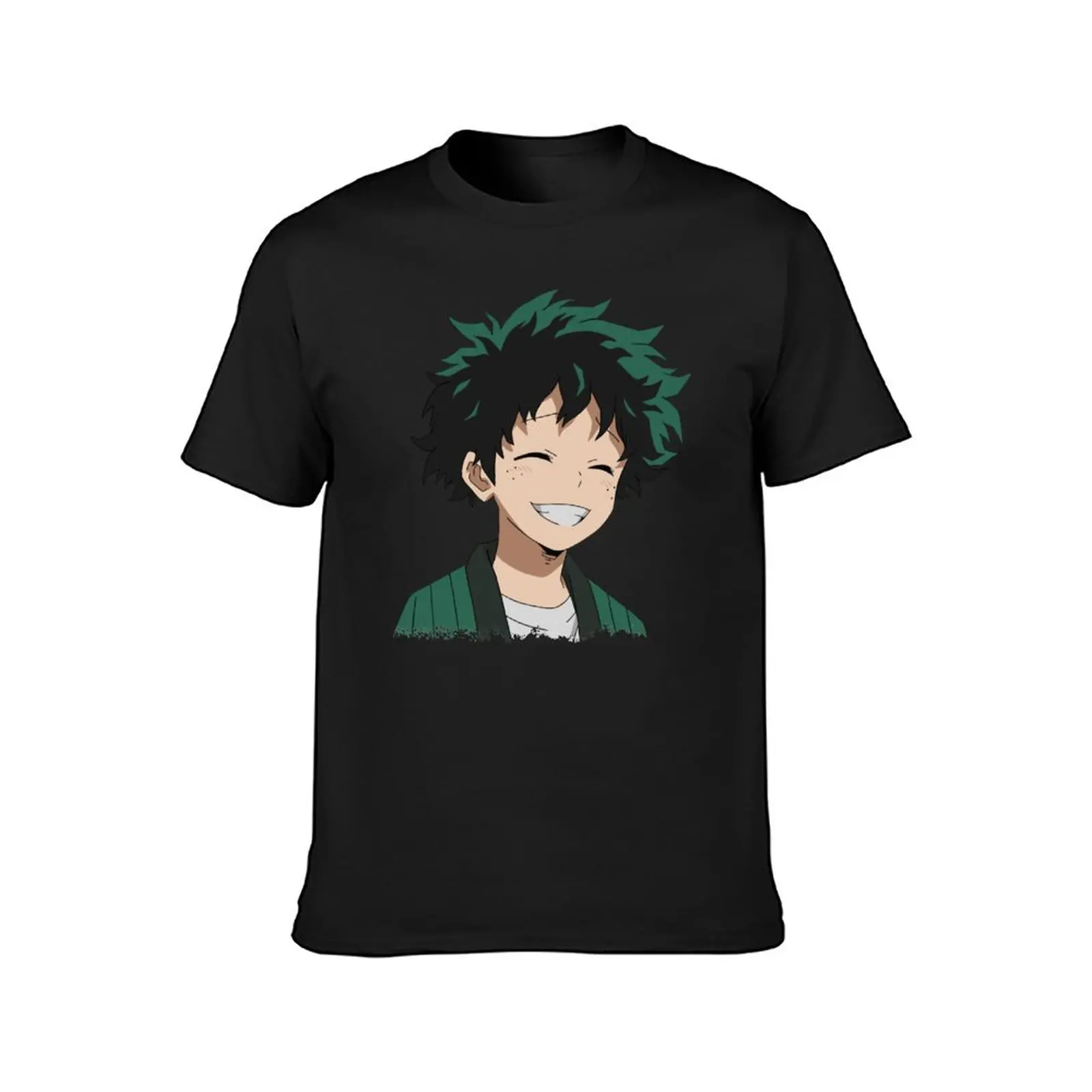 Популярная мужская футболка Izuku Midoriya Deku Smile с принтом Моя геройская Академия