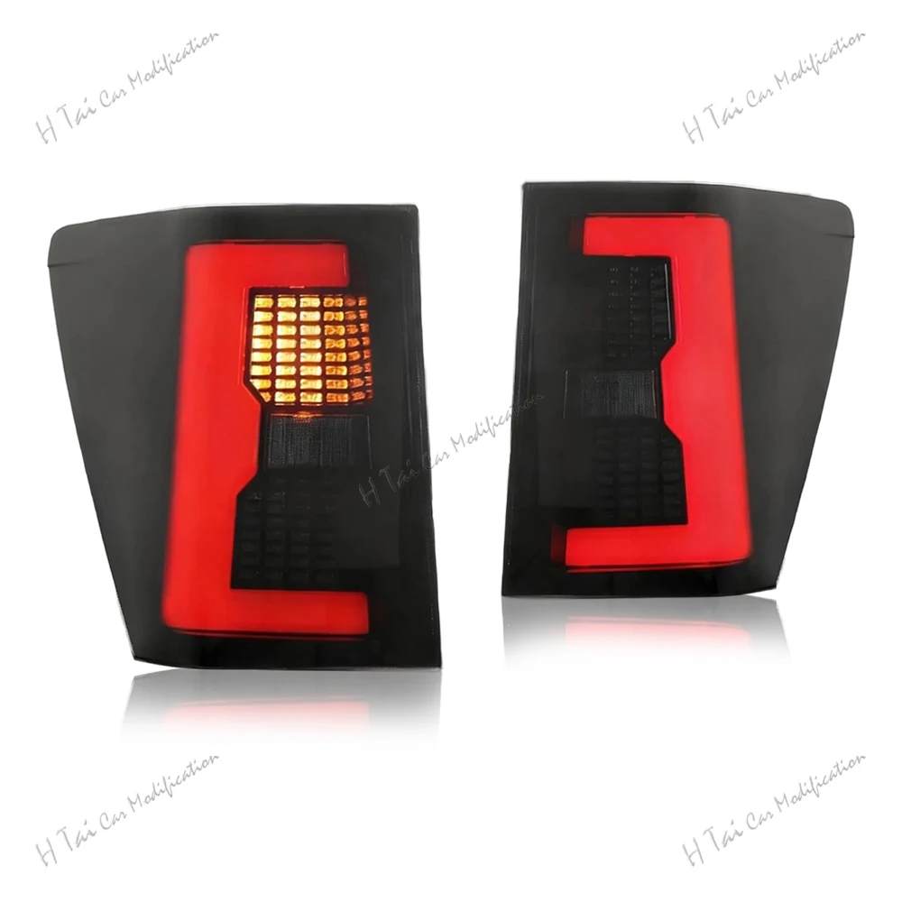 

Пара светодиодных задних фонарей для Jeep Grand Cherokee WK SRT8 2005-2010: задние фонари, противотуманные фары, указатели поворота, комплекты автомобильных световых приборов