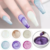 nail art glitter gel polish uv shiny gel hybrid varnish holographic soak off gel diy manicure tool diy nail art holographic glue