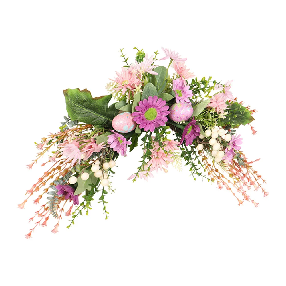 

Easter Door Window Wreath Pendant Eggs Garland Pendant Delicate Wreath Decor