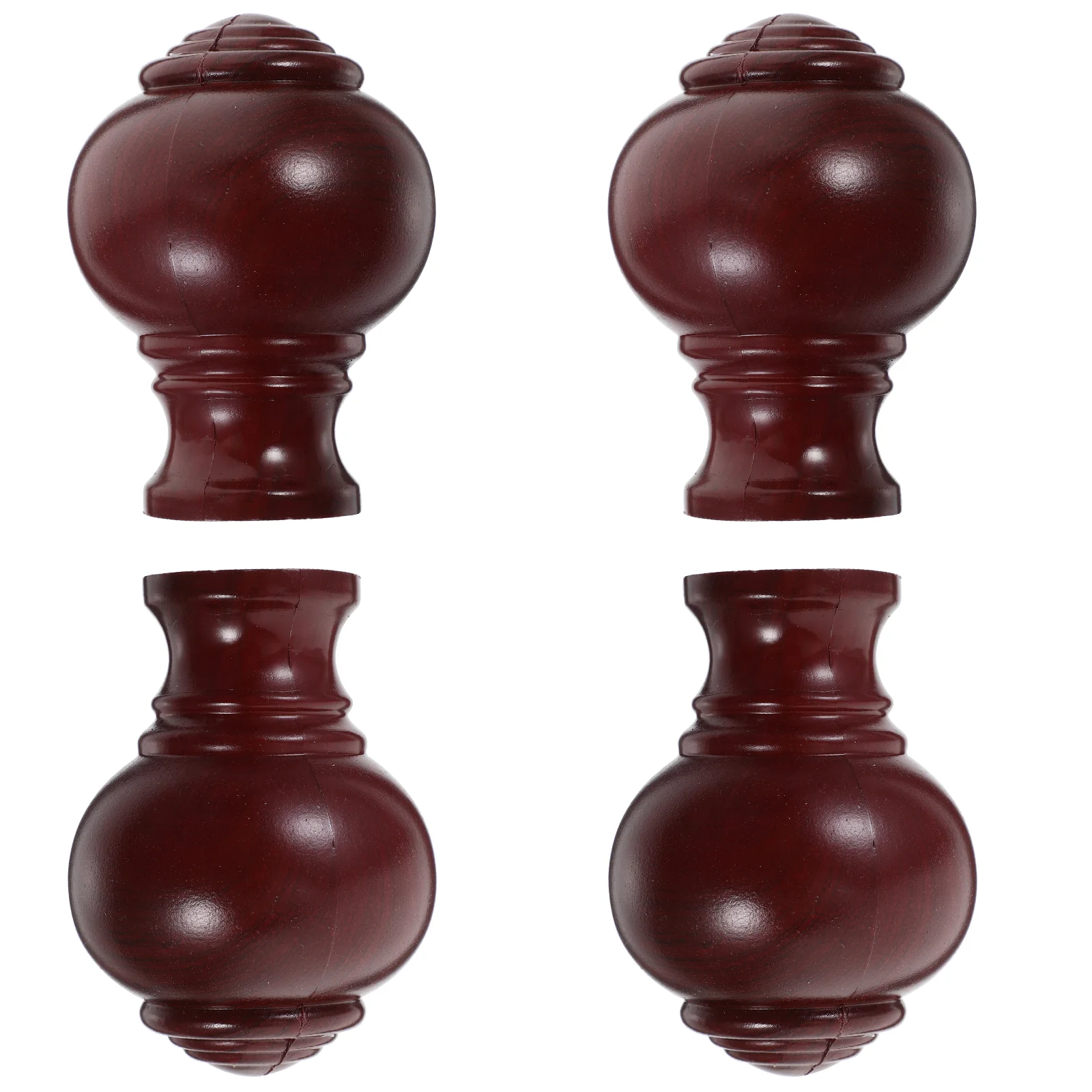 

Shower Curtain Rod Pole Finials Caps Window Accessories Treatment End Ends Plastic