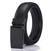 new luxury designer mens leather belt business jeans belt classic alloy automatic buckle casual mens belt