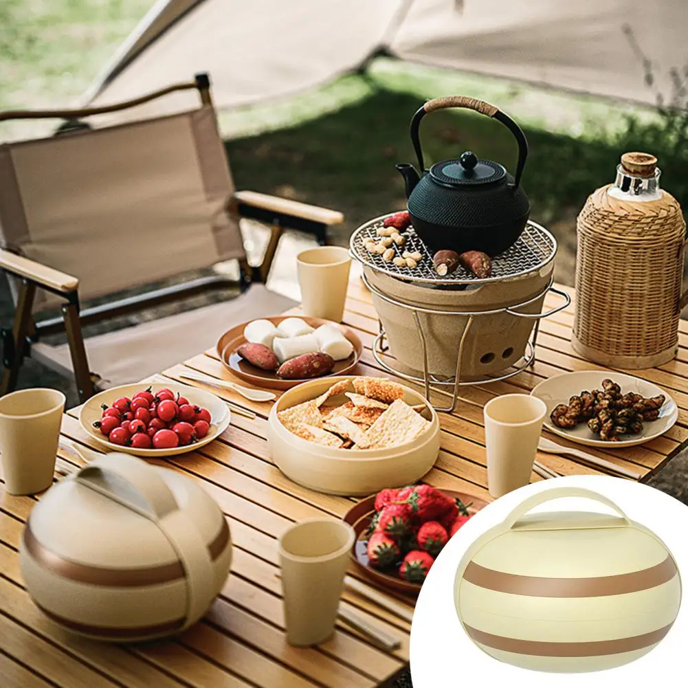 

Practical Bowl Tableware Set Reusable Solid Color Stackable Dinnerware Kit Household Supplies