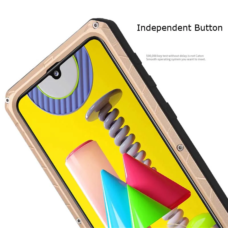 Жесткий алюминиевый металлический защитный чехол для Samsung Galaxy Note 20 Note20 Ultra A50 A70 A80