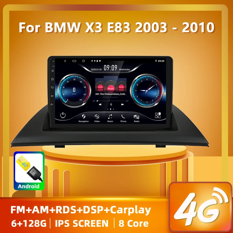 

PEERCE IPS 1280*720 For BMW X3 E83 2003 - 2010 Car Radio Multimedia Video Player Navigation GPS Android No 2din 2 din DVD