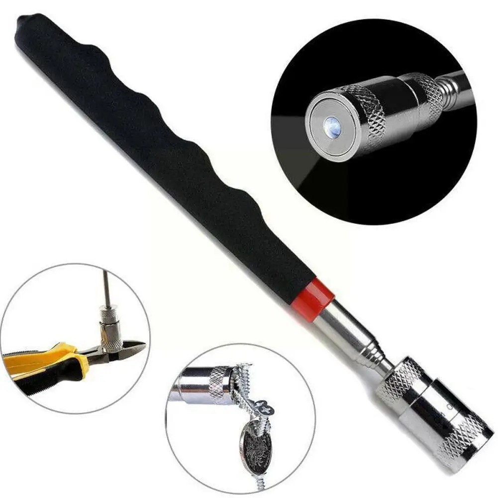 

Mini Portable Telescopic Magnetic Magnet Pen Handy Tool Capacity For Picking Up Nut Bolt Extendable Pickup Rod Stick B9W5