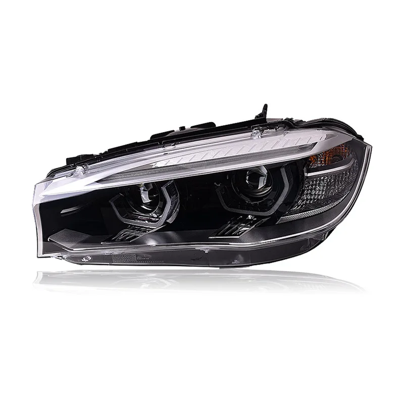 Автомобильные фары для BMW X5 F15 X6 F16 Светодиодные 2014 2015 2016 2017 2018 Лампа Drl Объектив