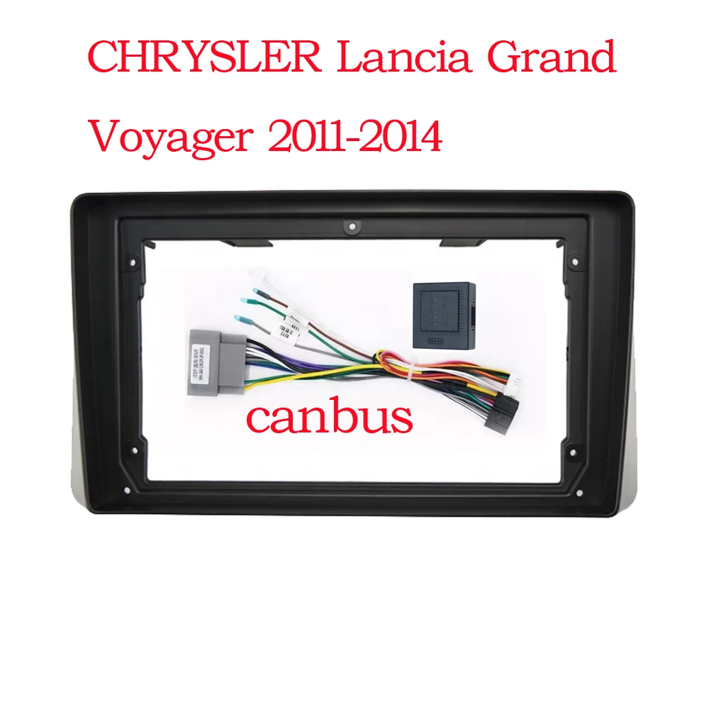 

9-дюймовый автомобильный Android-кабель для Chrysler Grand Voyager 5 2011-2015 для Dodge Grand Caravan 2012-2008 Frame player llation Kit