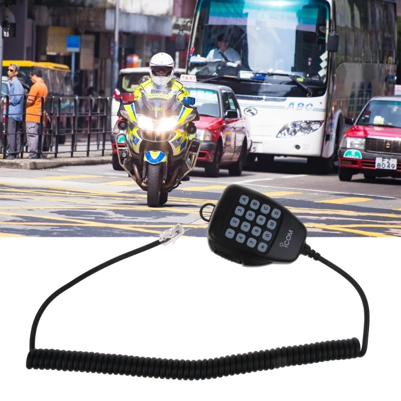 High-performance Walkie-Talkie Microphone Speaker-Mic Radio Shoulder Speaker Easy Connection for HM-118TN IC-V8000