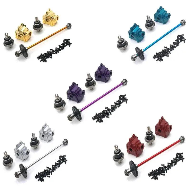 

WLtoys 144010 144001 144002 Запчасти для радиоуправляемых автомобилей, Модернизированный металлический волновой блок, дифференциальный механизм