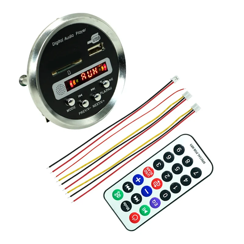 JQ-D122BT с Bluetooth усилителем MP3 декодер плата 5 0 Автомобильный MP3-плеер USB FM