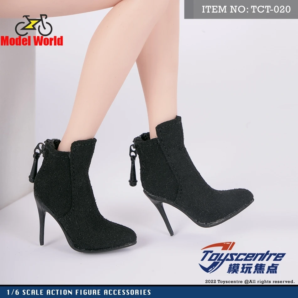 

Toys centre TCT-020 1/6 scale female shoes stiletto ankle boots fit 12'' action figure body model