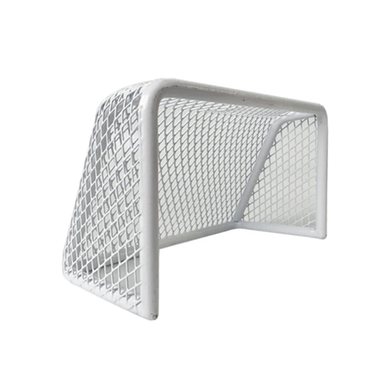 Металлические футбольные ворота для аквариумов тонущие украшения мини-голки