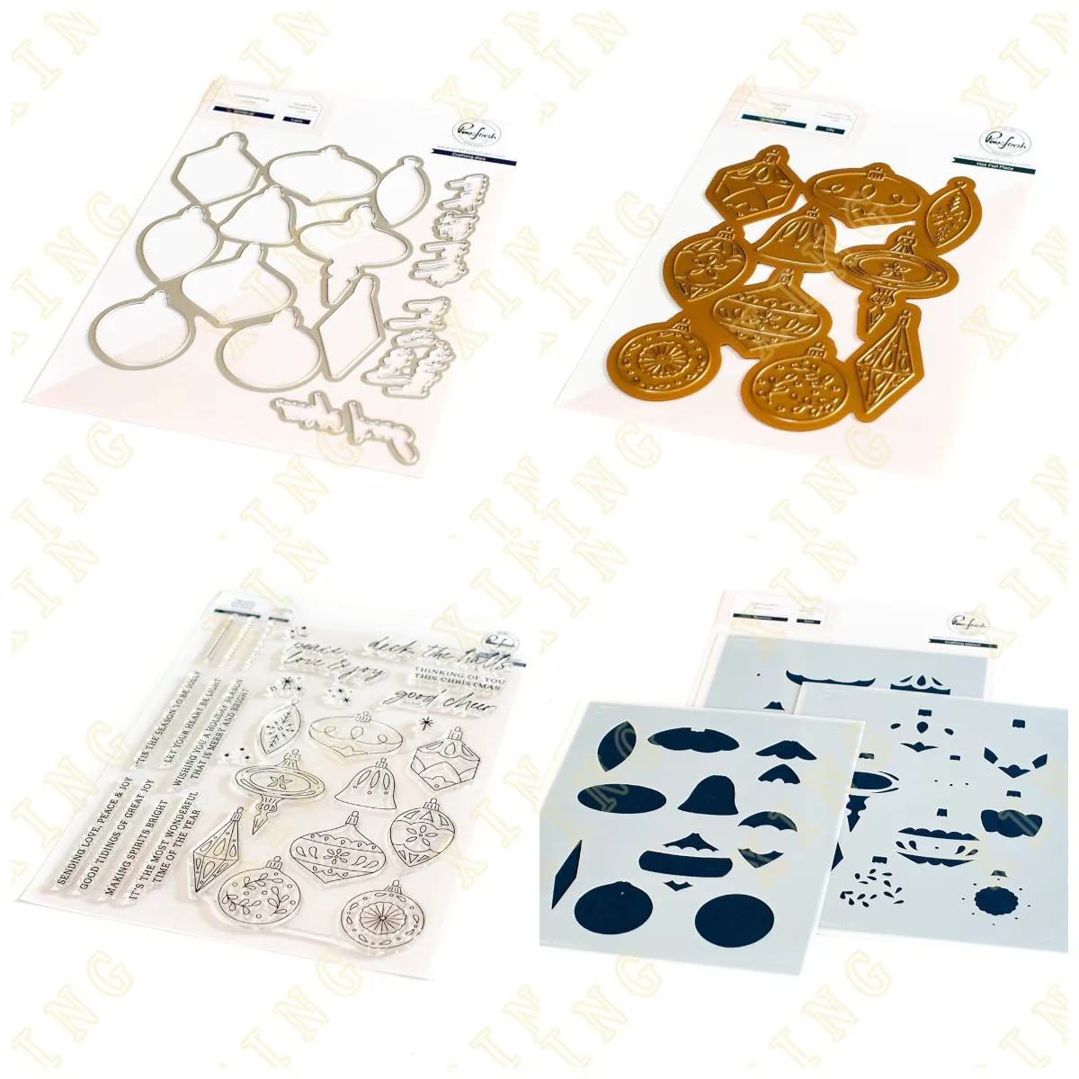 

Ornaments Metal Cutting Dies Stamps Stencil Hot Foil Scrapbook Diary Decoration Embossing Template Diy Greeting Card Handmade