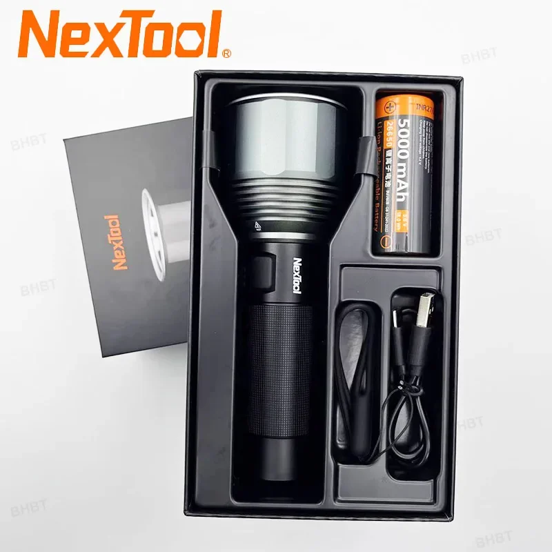 NexTool перезаряжаемый светодиодный фонарик 2000 ярдов 5 режимов 5000 мАч