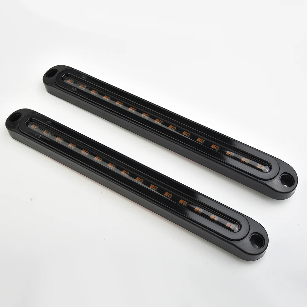 

Плавные тормозные задние указатели поворота светодиодсветодиодный IP67 Запчасти для автофургона аксессуары балка DRL красный + желтый запасной стоп-сигнал для грузовика