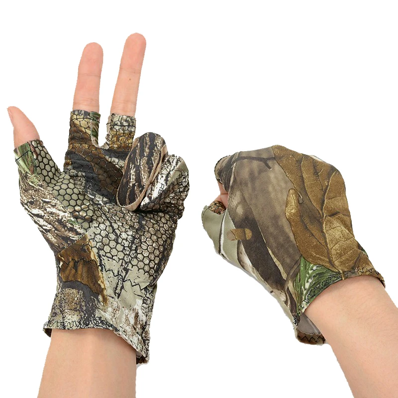 Перчатки рыболовные мужские с УФ-защитой дышащие митенки для ловли карпа 3