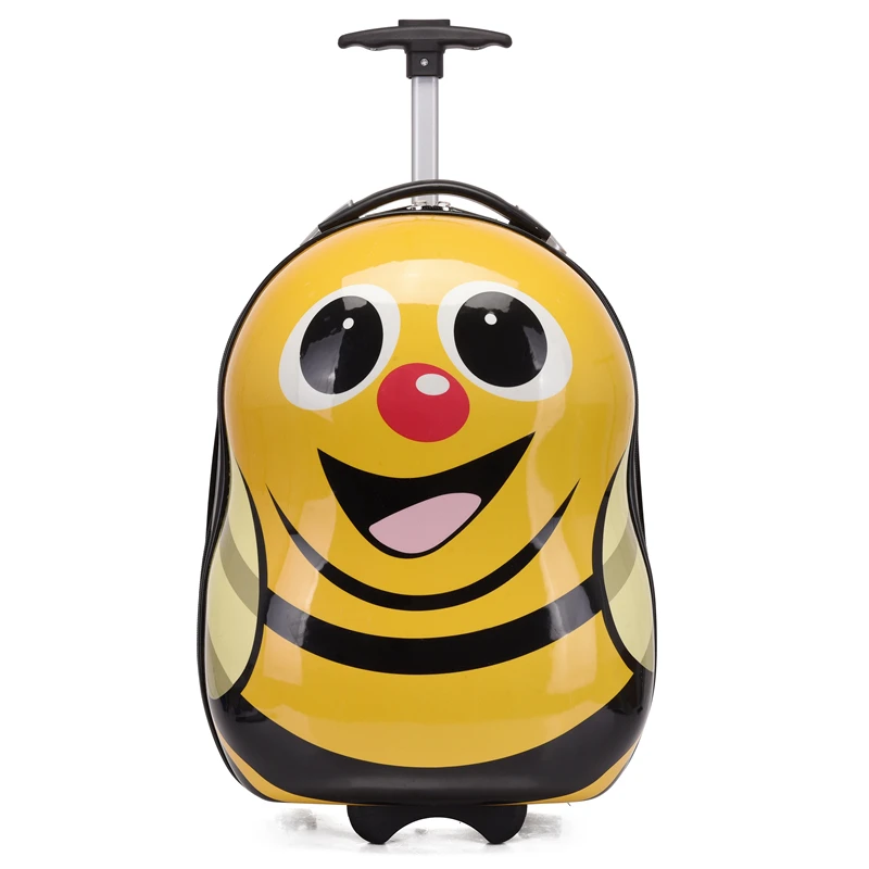 Kids travel suitcase on wheels 18'' children trolley luggage bag Cartoon luggage set Cute carry on Cabin suitcase backpack girls