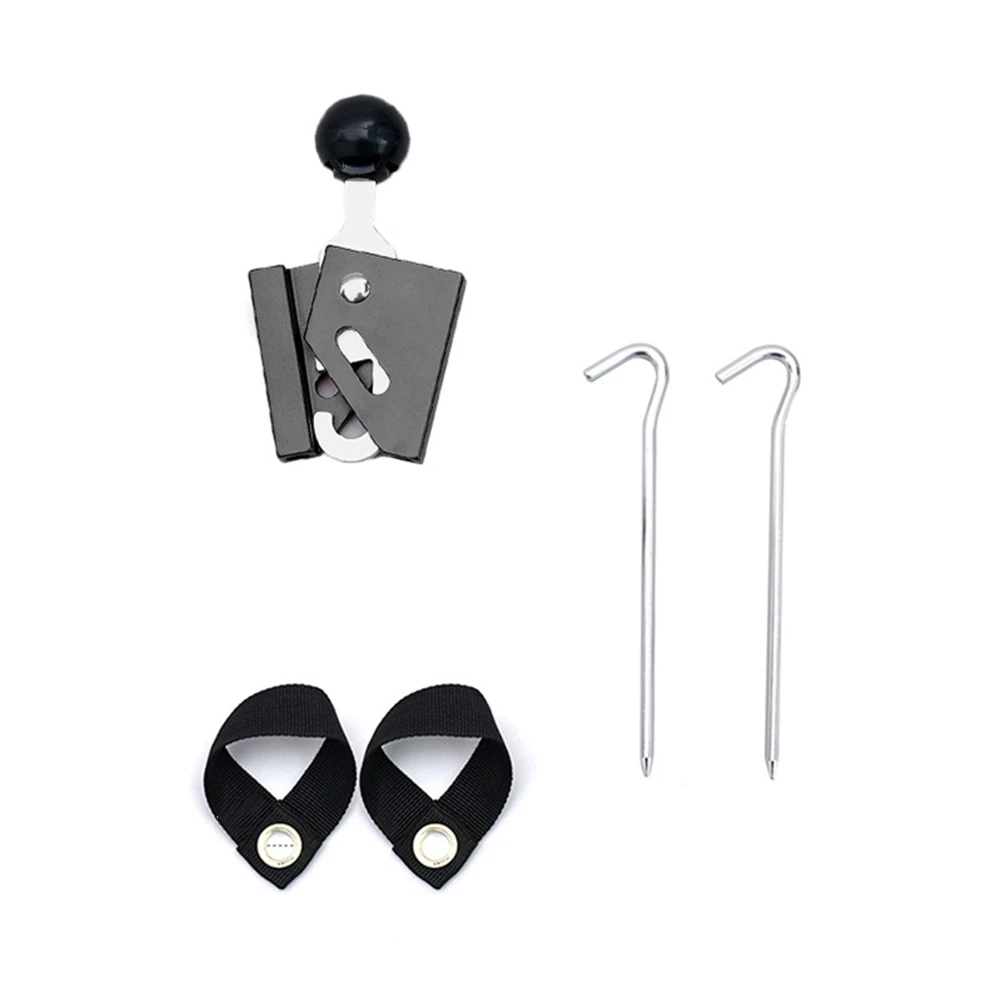 

Outdoor Camping Tent Pole Tips Caps Anti-Puncture Round Canopy Rod Top Cap Tent Nail Fixing Buckle