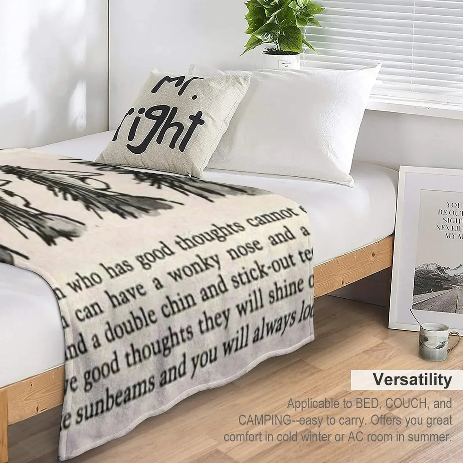 Одеяло Roald Dahl the Twits для ребенка плед на диван рождественские подарки