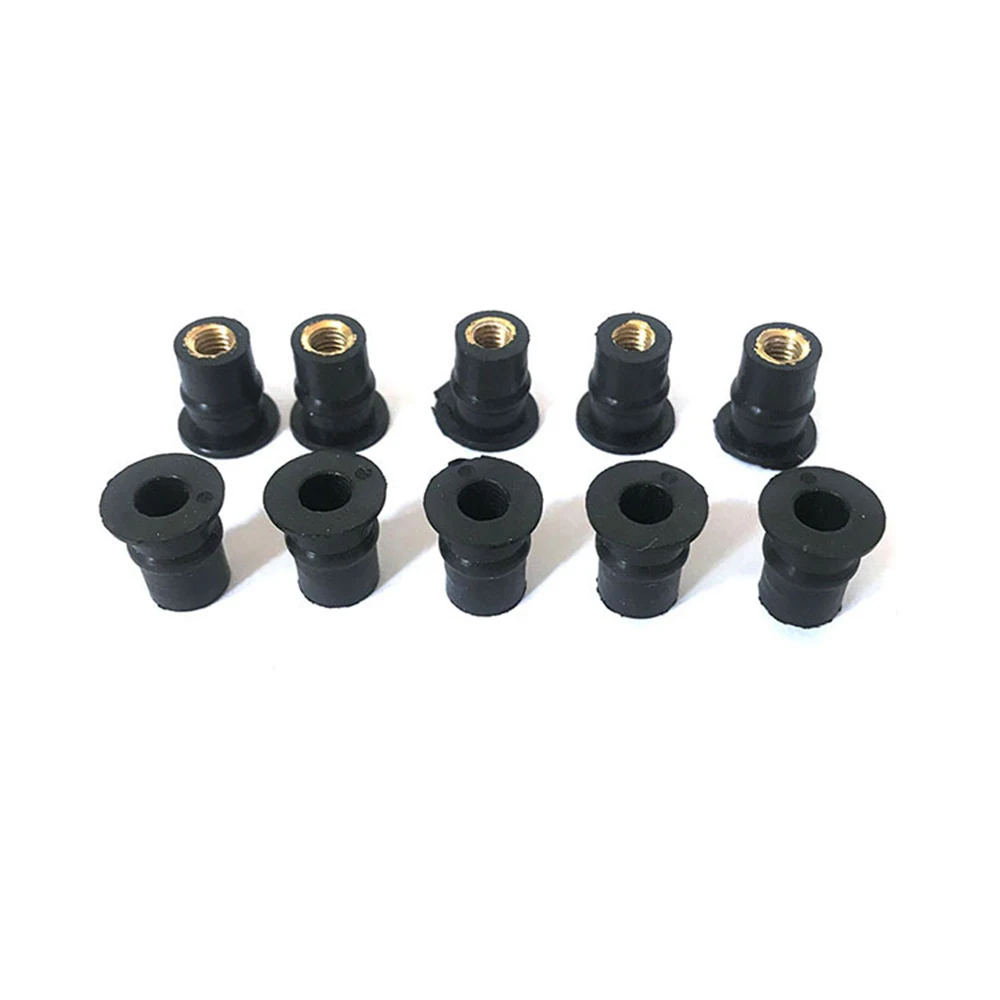 

Rubber WellNut 5mm Metric Motorcycle Windscreen Well Nut Wellnuts Brass NUTS For Windscreens Fairings Cowl