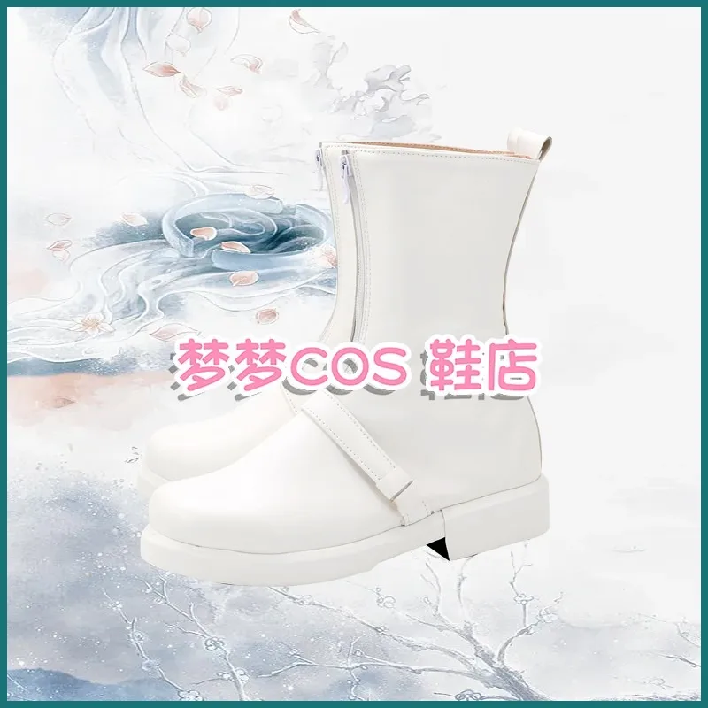 Обувь для косплея Miku Len Rin белые ботинки ручной работы из искусственной кожи