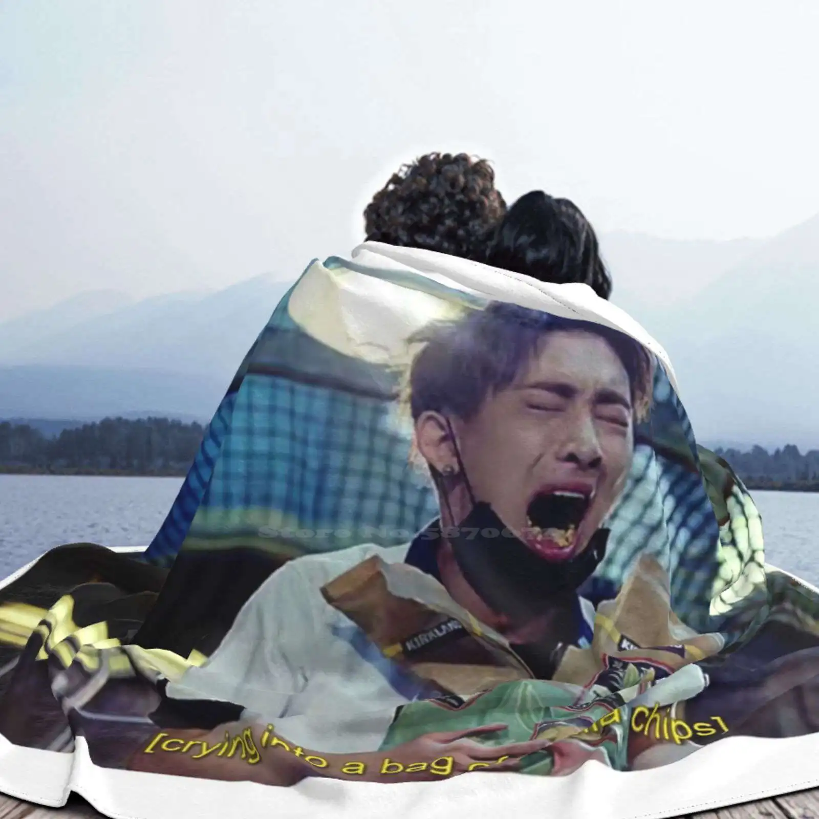 Wonho | Эмоционально питание Tortilla Chips Модное мягкое теплое одеяло Mx Kpop Idol Monsta X Rush? ?