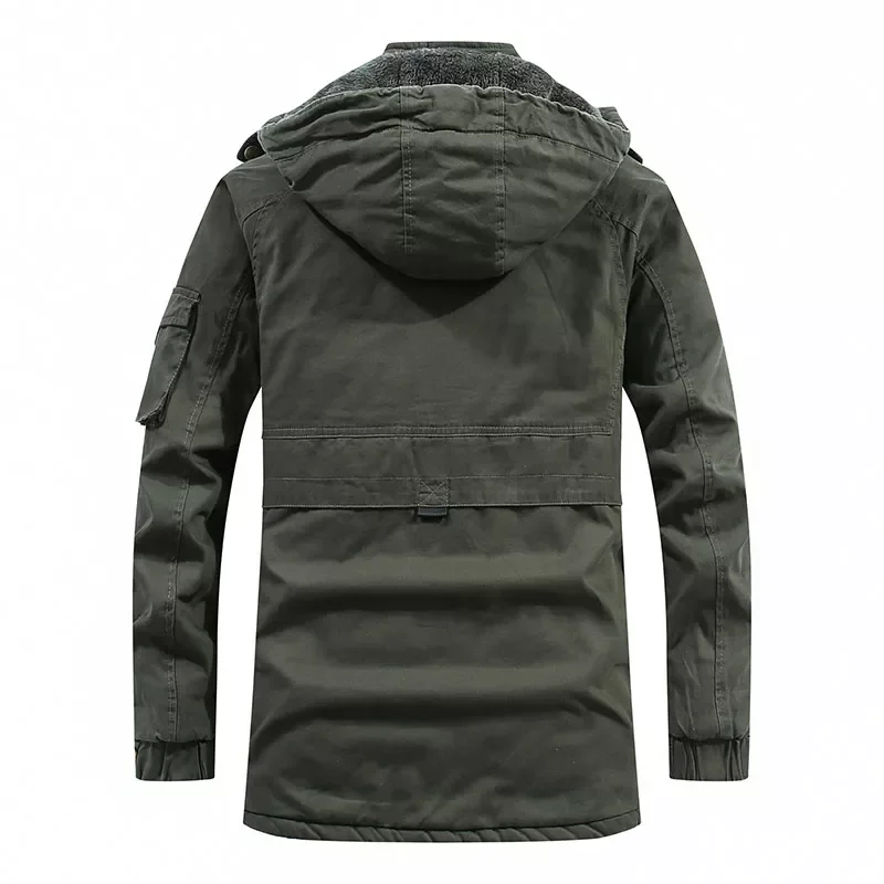 New2022 Winter Warm Men Parkas Jackets 2020 New Military Parka Coat Velvet Thick Windproof Hooded Winter Jackets Men