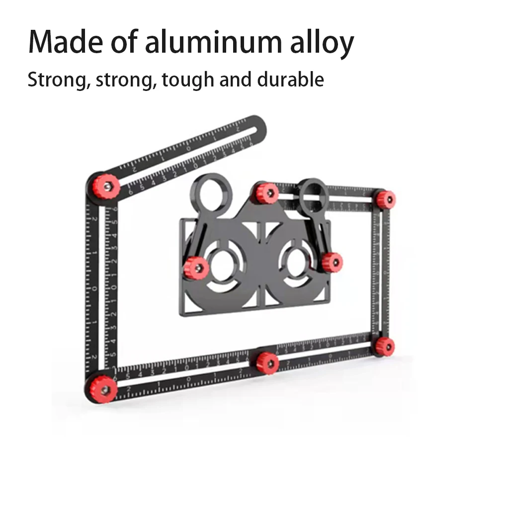 

Floor Foldable Angle Ruler Woodworking Locating Rulers Measuring Tool
