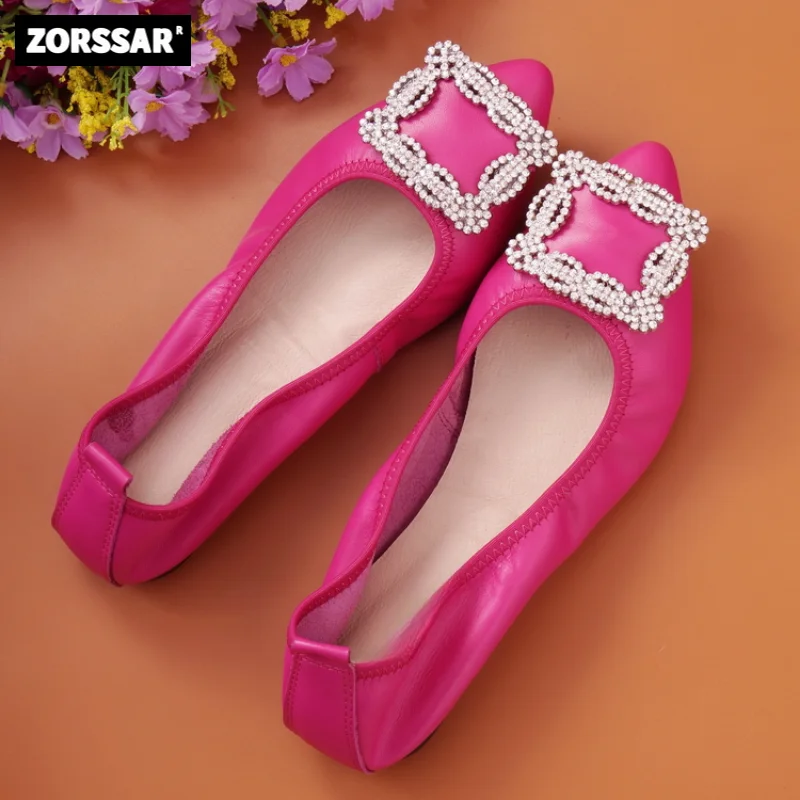 

Women Flats Shoes Slip On Genuine Leather Loafers For Women's Moccasins Loafers Flats Ladies Shoes Plus Size Sapato Feminino