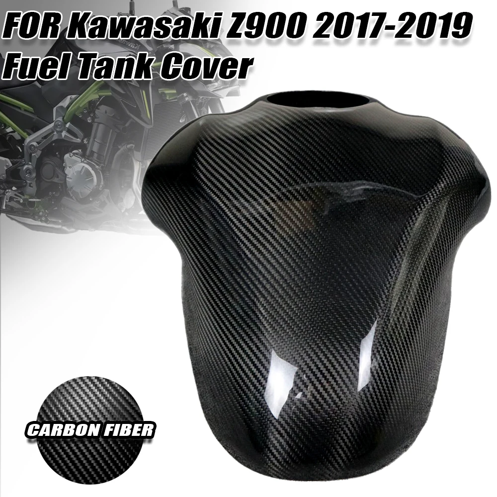 

For Kawasaki Z900 2017 2018 2019 2020 100% Real Carbon Fiber Fuel Tank Cover Fairing Motorcycle Accessories