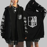 anime attack on titan hoodie zipper men sweatshirts levi ackerman shingeki no kyojin hoodie men zip sportswear cosplay jackets