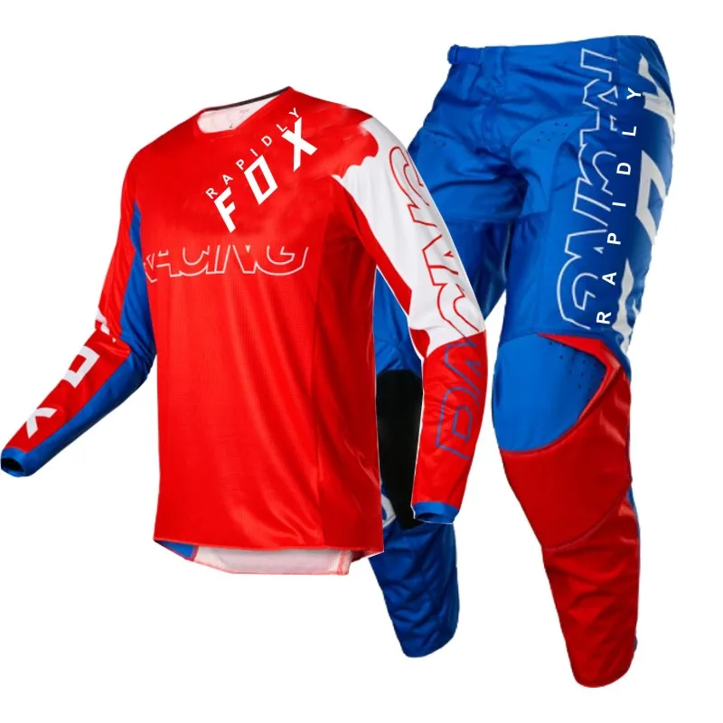 

NEW 2022 rapidly FOX 180/360 Motocross Jersey and Pants MX Gear Set Combo mtb ATV Off Road FLEXAIR motorcycle racing suit enduro