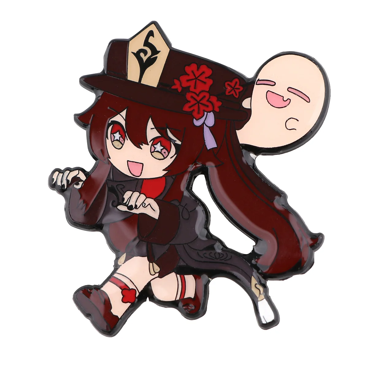 Game Genshin ударопрочная эмалированная брошь на булавке для шляпы металлические