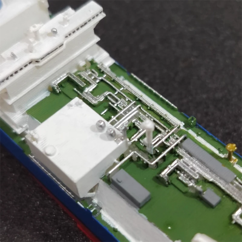 Фото 1/700 LNG природный газовый корабль в сборе, модель 42,7 см, смола, 3D-печать, формовочные корабли, статическая модель корабля, игрушка для мальчика, подарок, орнамент №5