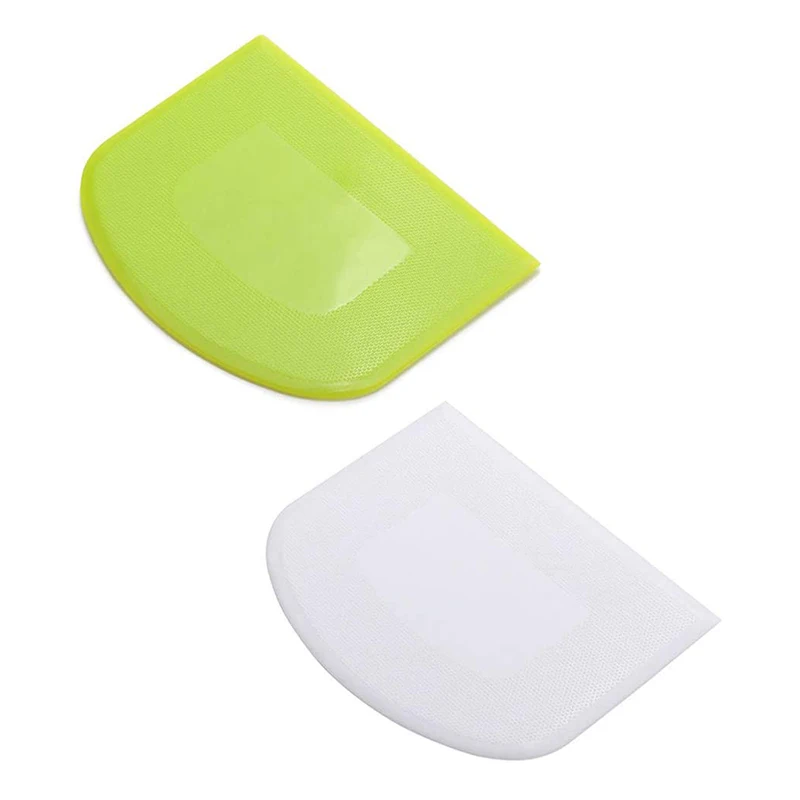 Пластиковый скребок для теста 2 шт. безопасный пищевых продуктов гибкий чаши