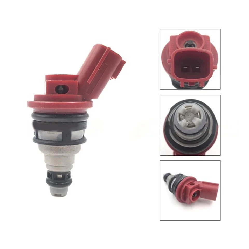 Фото Набор из 4 топливных форсунок 16600-53J03 A46-00 для Nissan Altima Infiniti 3.0L Z32 SR20 Sentra 1991-1993 2.0L L4 16600-53J01 №4