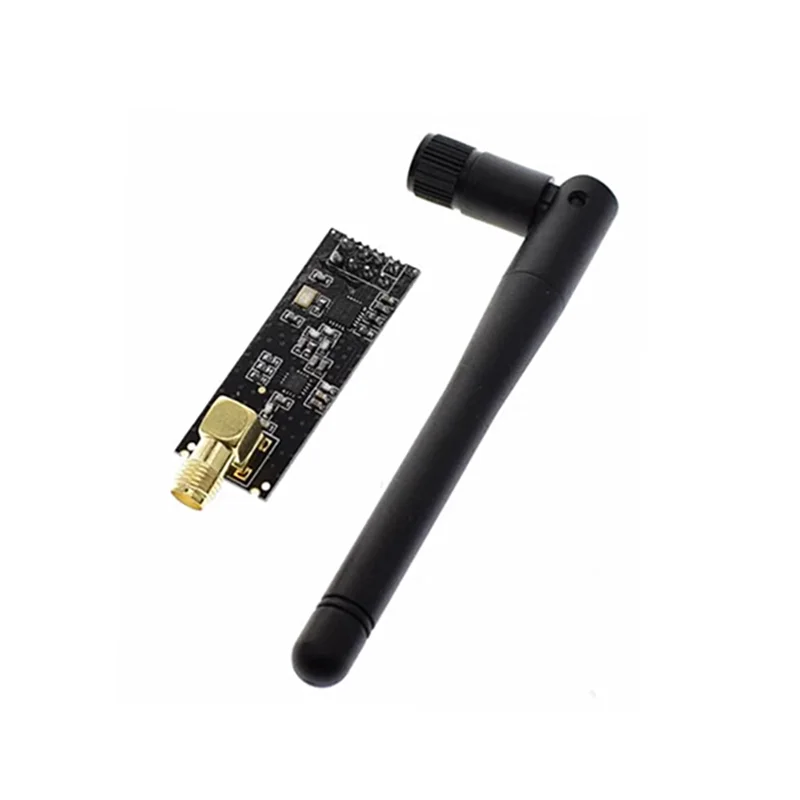 NRF24L01 + PA + LNA беспроводной трансивер, модуль радиочастотного приемопередатчика с антенной SMA, расстояние 2,4 ГГц, 1100 м