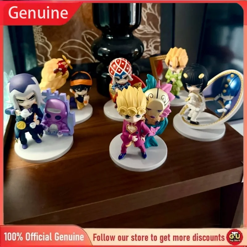 Фото Оригинальная серия Pop Mart Jojo's Bizarre Adventure: Golden Wind, загадочная коробка-сюрприз, подвесное украшение, праздничные подарки, игрушки №2