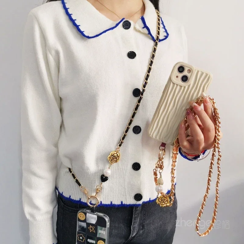 Женский ремень с металлической цепочкой ремешок на шею без шеи