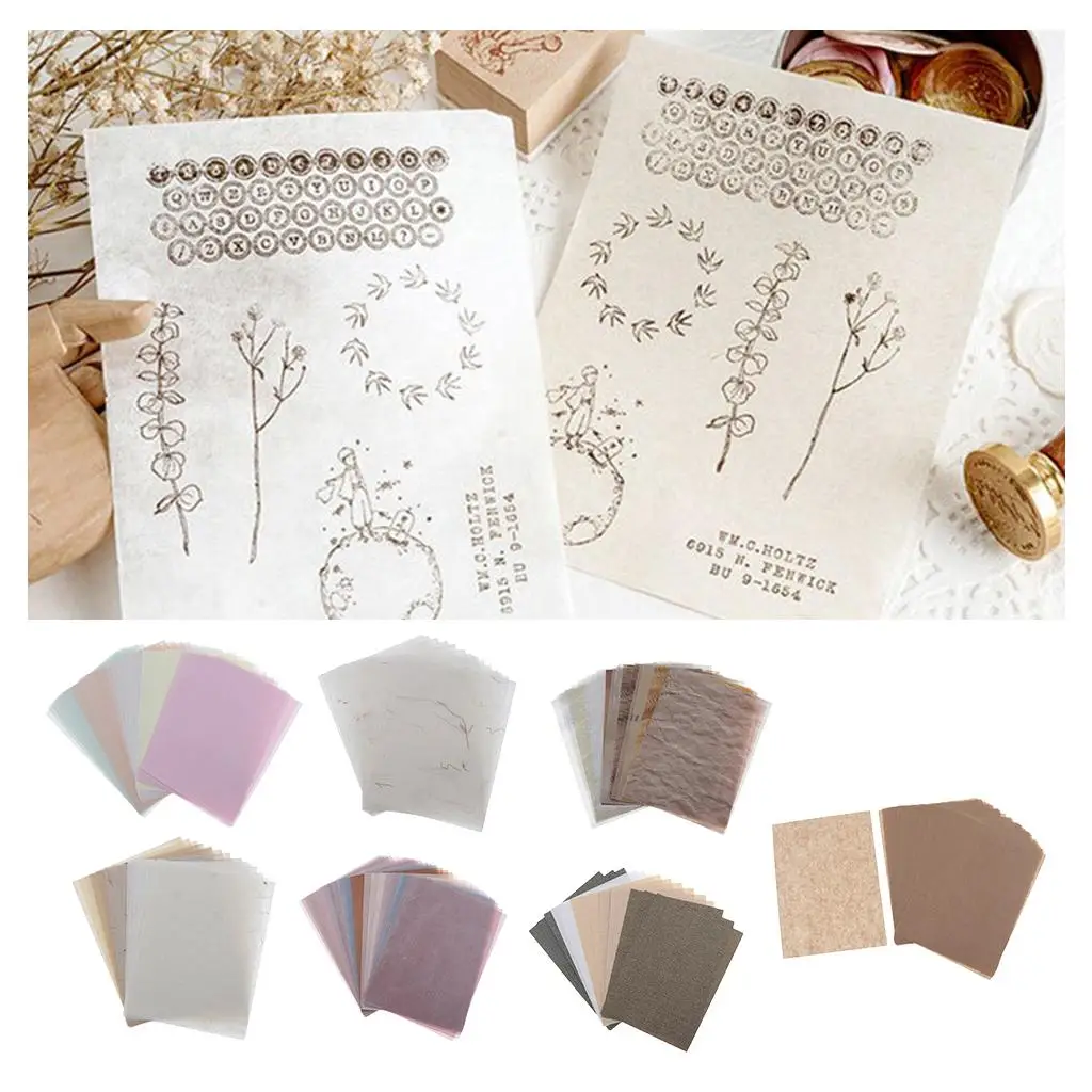 

15/30Sheets Scrapbook Paper Handcrafted Card Making Journal Paper Craft Decorative DIY Craft Background Paper