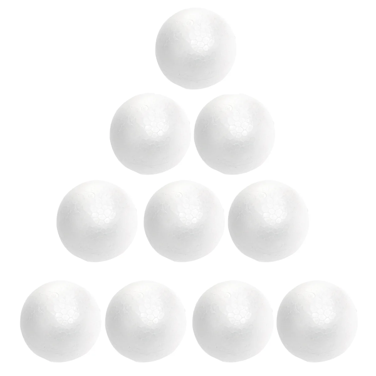 

10 Pcs Polystyrene Craft Balls Wedding Decor Foam Balls Painting Nativity Decor Assorted Christmas Foam Balls